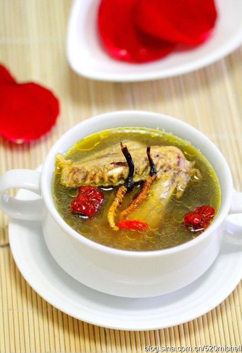 (图文)一道神奇的滋补养身汤--虫草枸杞鸽子汤 - 温哥华港湾