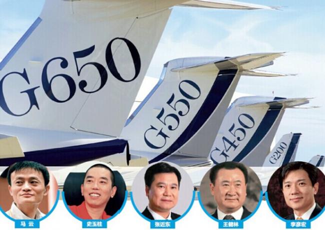 哪些中国大富豪买了私人飞机