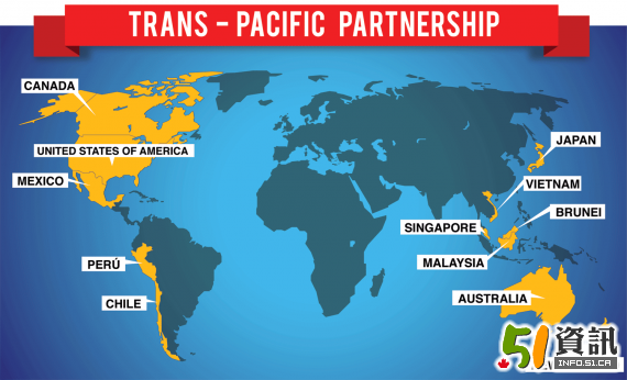 巨大经济圈TPP诞生 加受惠中国外贸危险