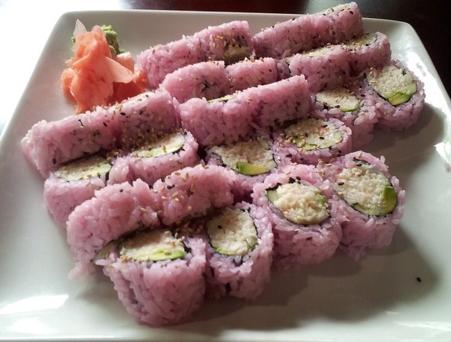 全温哥华独一无二的粉色寿司你吃过吗？