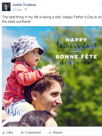 加拿大老爸们这样过父亲节：感谢你宝贝 ！