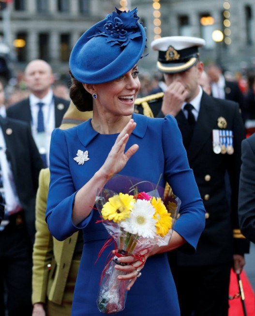 凯特访加拿大 时尚品味成国际焦点