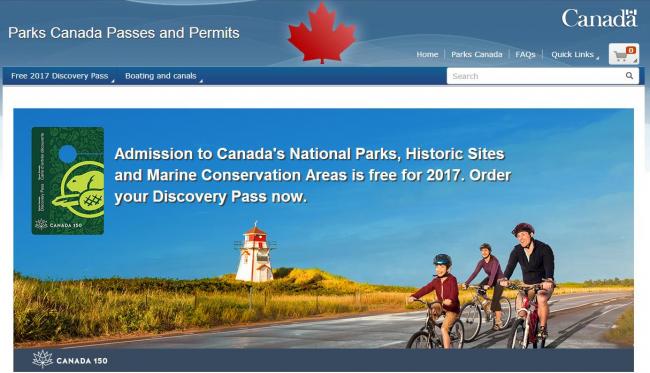 还有27天加拿大国家公园全免费 想领票看这里