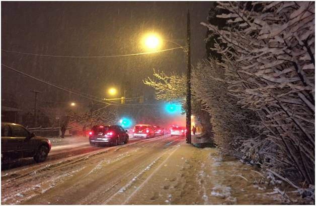 2016年温哥华的第一场大雪， 亲历“上班未遂”