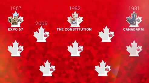 加拿大邮政建国150周年纪念邮票 竟然长这样