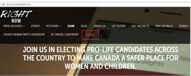 加拿大英文网站呼吁投票给李耀华 并预测其获胜