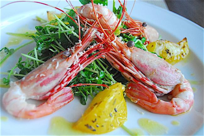 温哥华普罗旺斯法式餐厅的初夏 品尝滋味斑点虾