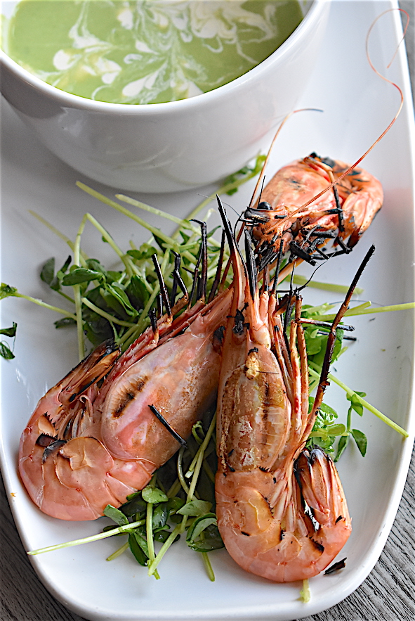 温哥华普罗旺斯法式餐厅的初夏 品尝滋味斑点虾