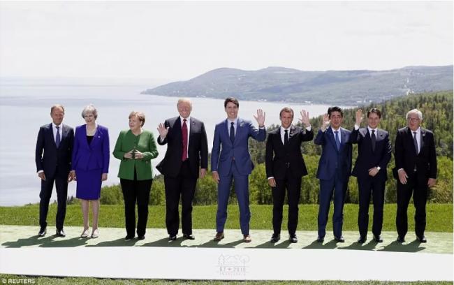 G7峰会遭六国围殴 川普会后怒骂特鲁多