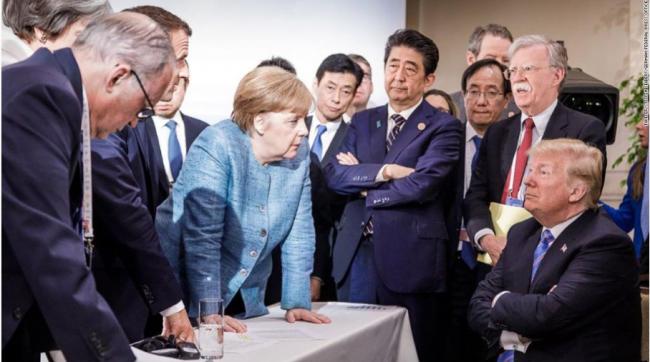 G7峰会遭六国围殴 川普会后怒骂特鲁多