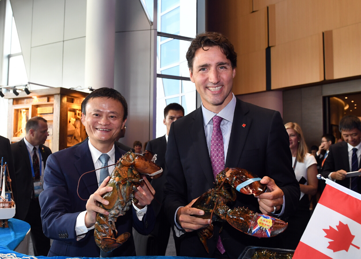 Image result for jack ma and canada pm
