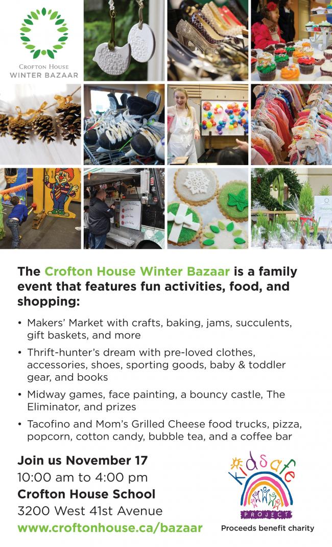 The Crofton House Winter Bazaar