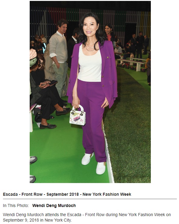 邓文迪离婚后越来越时尚 频繁出席各类时尚活动