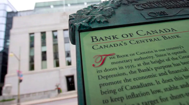 加拿大通胀率降到 1.7%, 央行明年1月或不会加息