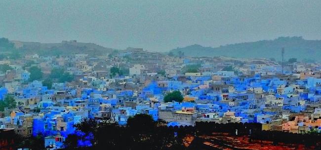 印度名城焦特布尔全是蓝房 居然是为了防蚊