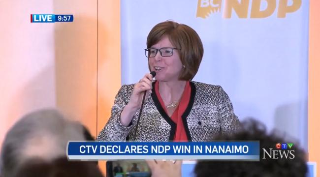 刚刚！NDP赢得Nanaimo议席 贺谨可以睡个安稳觉
