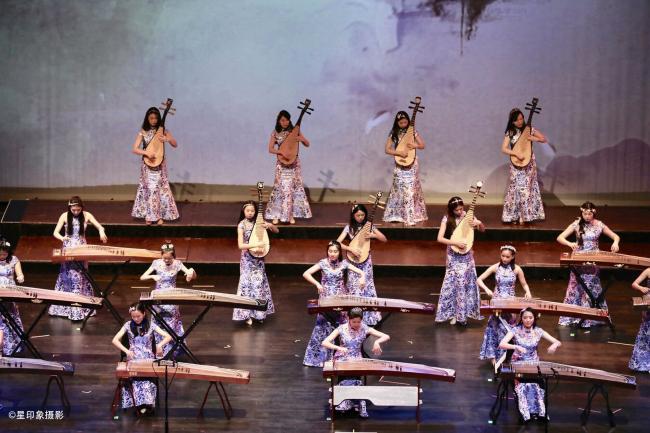 高旭东东方琴韵乐团-大温春晚舞台上亮丽的风景