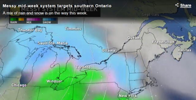 又一波冰暴 飘雪冰粒冻雨加拿大环境部发警告