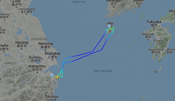 宁波飞济州岛航班遇惊魂一幕 乘客吓得尖叫不止