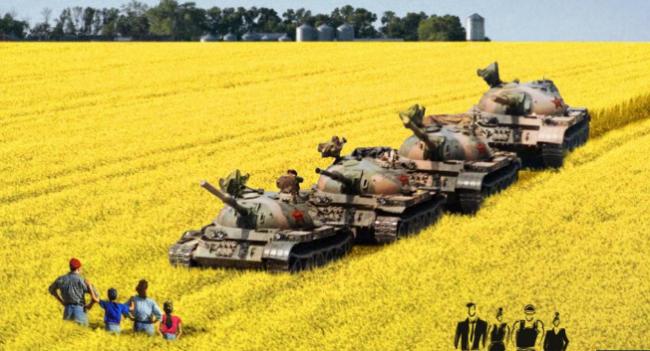 加拿大人呼吁：抵抗油菜籽田里的中国坦克