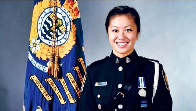 华裔女警官疑遭职业潜规则 不堪压力选择自杀...