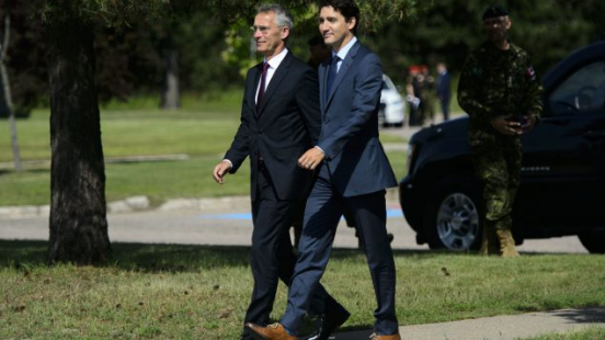 北约秘书长到加拿大：特鲁多被问加中关系 川普