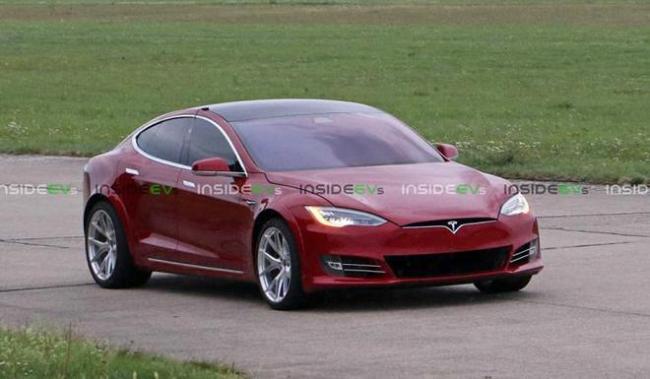 或为特别版 Model S在纽博格林附近测试