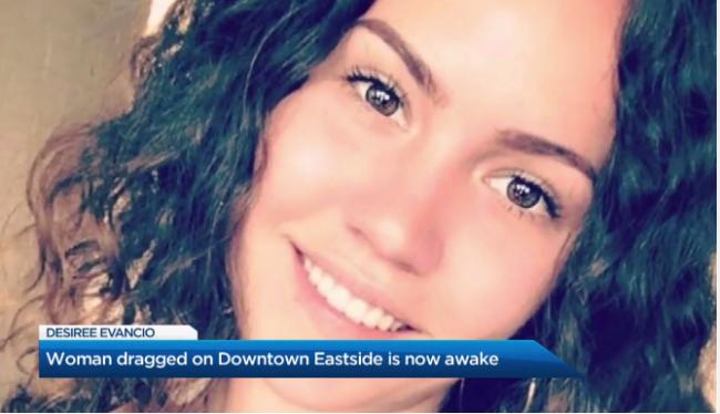 24岁女孩被面包车撞倒拖行7个街区毁容 终于醒来..