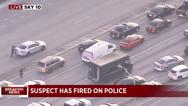 40辆警车出动，美国公路上演现场版“警匪大片”