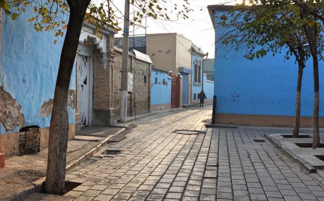 新疆有个可以了摩洛哥媲美的蓝色小镇 你去过吗
