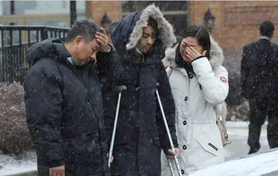 2019年最后一天，被撞死的华人留学生葬礼举行