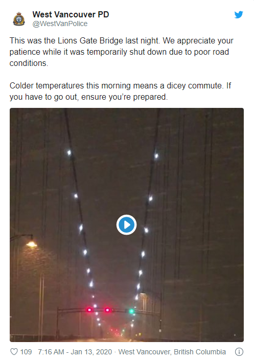 大温飞雪 停课、车祸、封桥都来 今最冻-13°C