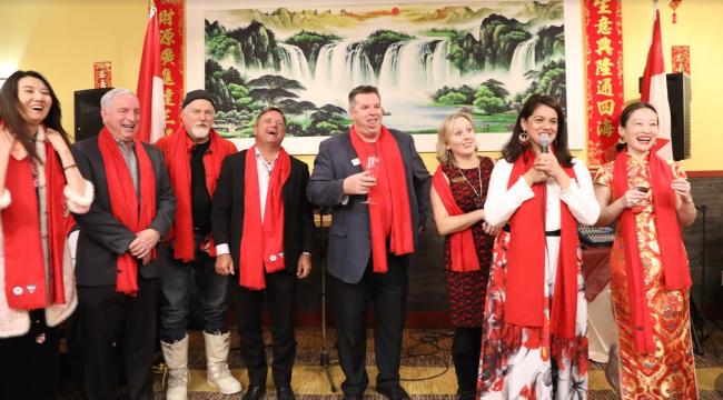 南素里-白石商会和磐石会联袂举办首届中国新年晚宴