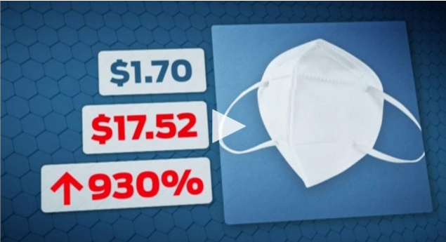卖给养老院口罩成了天价商品 价格飙涨几十倍
