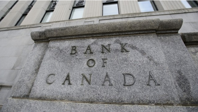 加拿大央行维持利率0.25% 3月份GDP下降9%
