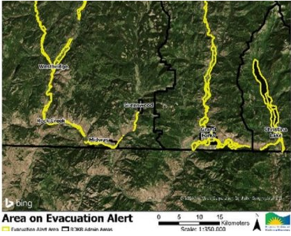 BC内陆南部存在洪水风险 警示2300人撤离