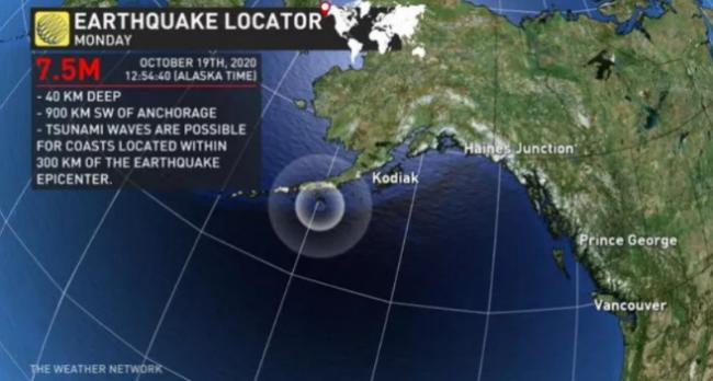 突发：7.5级强震袭击阿拉斯加，卑诗也紧张了