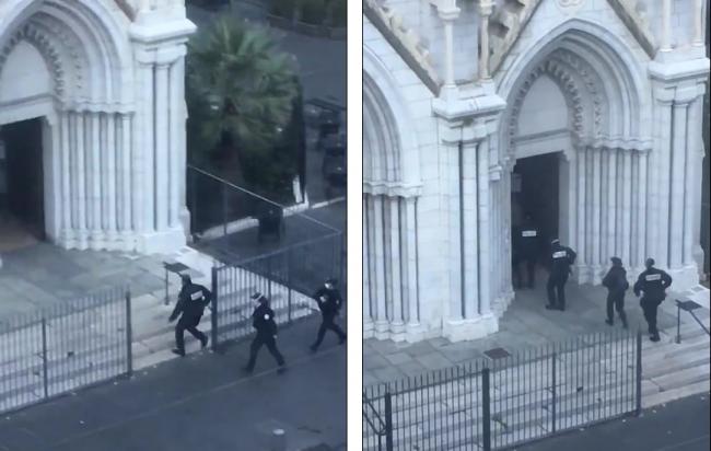 突发！法国再爆“斩首式”袭击3死 警方冲入教堂