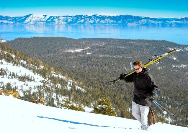美国滑雪场头号集中地 全美最大高山湖泊