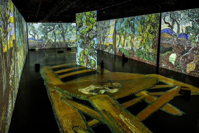 360度全景虚拟艺术舞台，让你沉浸梵高光影世界