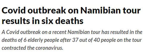 恐怖：40人旅行团37人感染，已有6人病亡
