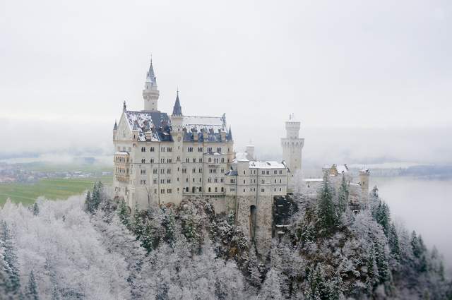 德国旅行的梦幻城堡 圆少女的公主梦