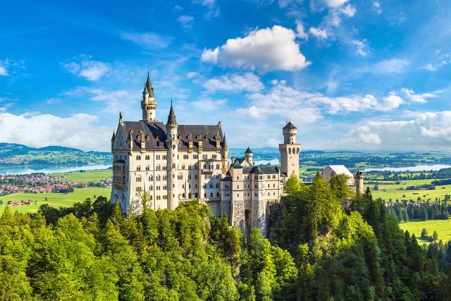 德国旅行的梦幻城堡 圆少女的公主梦