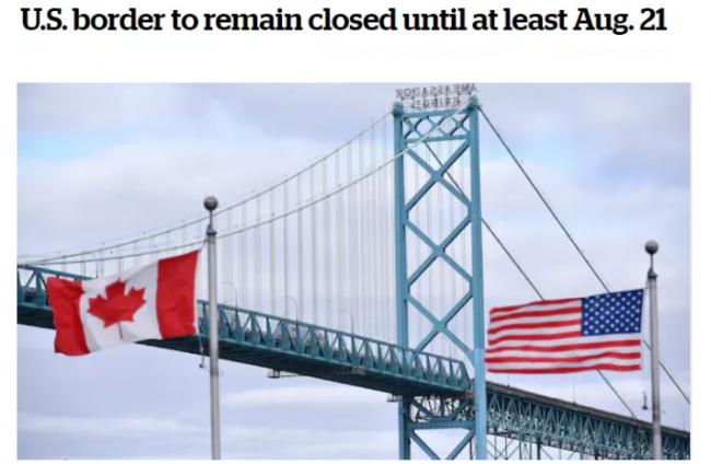美国拒绝开放边境，加拿大尴尬了，特鲁多表态…