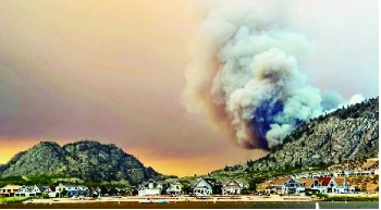 卑诗南半部山火将加剧 脆弱人士面临健康风险