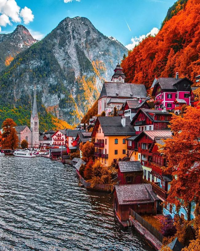 世界各地的秋天摄影 就像一幅浓墨重彩的风景画