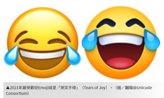 哭笑不得：2021年最受欢迎Emoji又是它 5连冠
