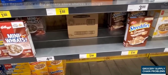 超市货架抢空 华人：金针菇.5一把？