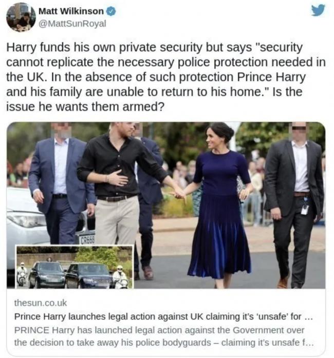 又闹？哈里梅根要告英国政府：“退出王室了，也得给我安保！”