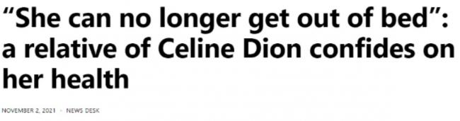 痛心！加拿大国宝巨星席琳·迪翁病重：推迟巡演！哽咽致谢歌迷：我非常抱歉…
